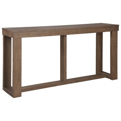 Freedan Sofa Table - Grayish Brown