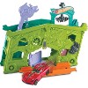 Hot Wheels Ghost Garage Playset City Series Fold-Out Track w/ Car Mattel FJN38 - 4 of 4