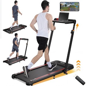 Probe Hues Walking Pad Under Desk Treadmill with Handle Bar, 300lbs Capacity - 1 of 3
