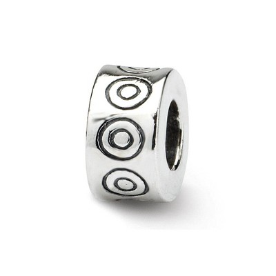 Black Bow Jewelry Sterling Silver Bali Circles Bead Charm