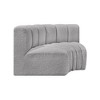 Meridian Furniture,Arc Boucle Fabric Modular Sofa - 4 of 4