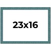 PosterPalooza | Simple Blue Picture Frame - UV Acrylic, Backing Board, Hanging Hardware Included - 2 of 4