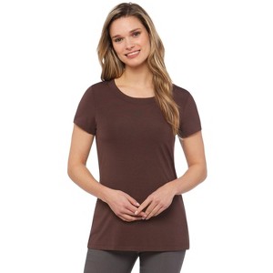 Rekucci Short Sleeve Scoop Neck Stretch T-Shirt for Women - 1 of 3
