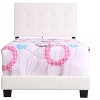 CAVINAS Twin Size Cozy Casual Platform Bed Frame with High Upholstered Headboard,No Box Spring Needed - 4 of 4