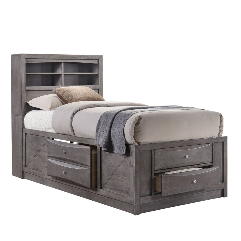 Madison Storage Bed Gray - Picket House Furnishings, 3 of 7