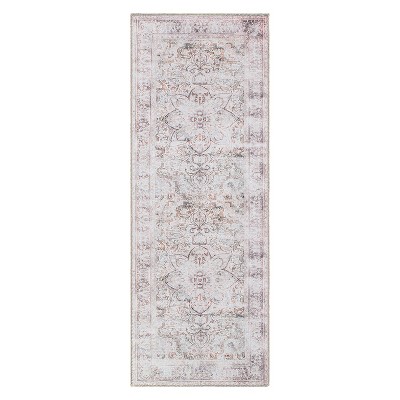 World Rug Gallery Bohemian Distressed Vintage Machine Washable Area Rug
