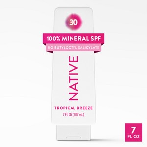 Native Mineral Sunscreen with Zinc Oxide - Tropical Breeze - SPF