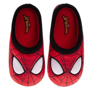 Marvel Spiderman Slippers for Kids The Amazing Spidey House Shoes Indoor Cozy Plush Slippers Size Little Kid/ Big Kid - 1 of 4