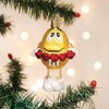 Old World Christmas 3.75 In M&M's Yellow Love You Hearts Chocolate Tree Ornaments - 2 of 3