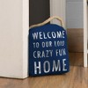 Pavilion Gift Company - Crazy Fun Home - 5" x 6" Door Stopper - Door Stops - 2 of 4