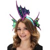 HalloweenCostumes.com One Size Fits Most   Shimmer Seahorse Fin Headband,  Sea Adventures, and Themed Events, Blue/Purple/Green - 4 of 4