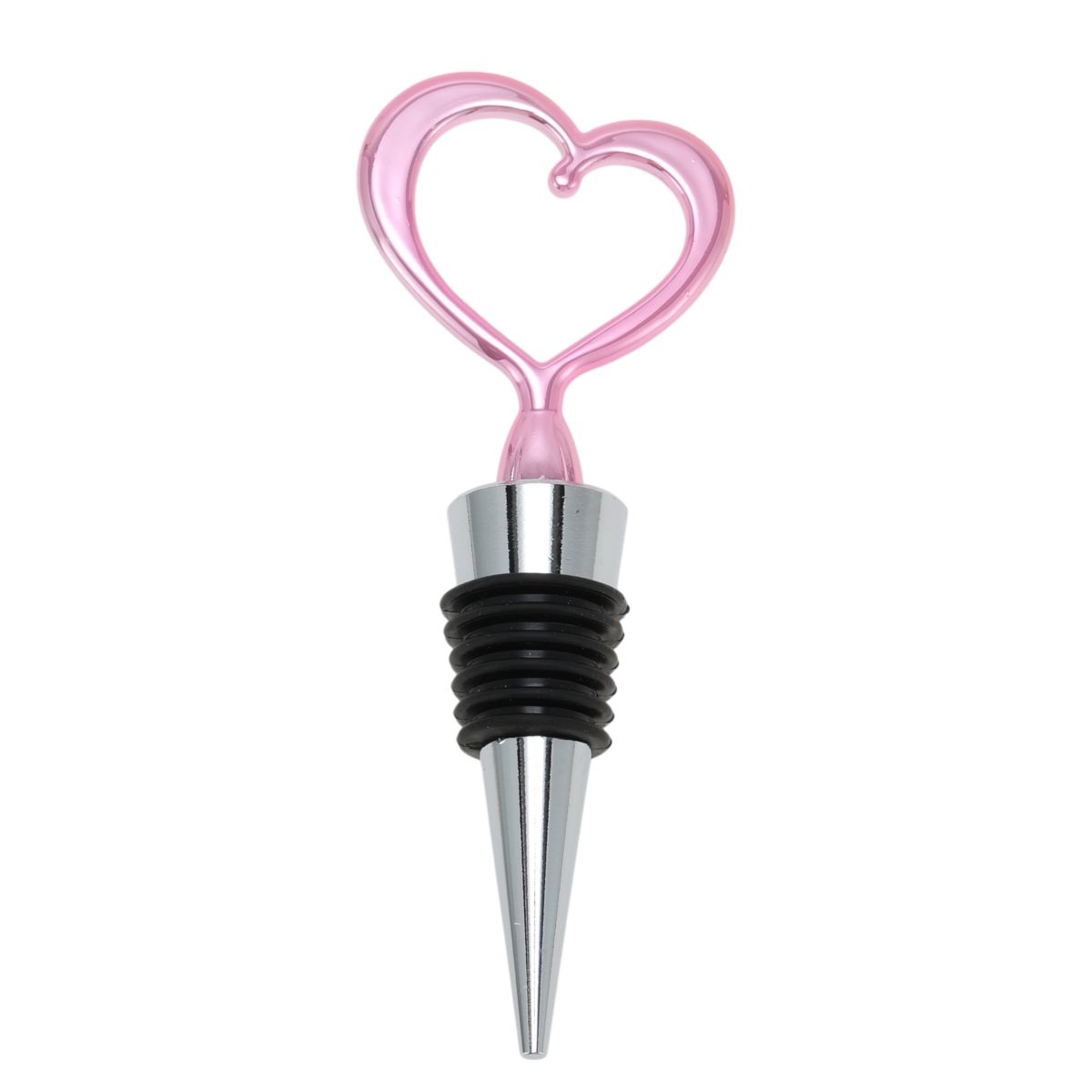 Unique Bargains UV-Coated Hollow Heart Stopper Aluminum Alloy TPE 4.37"x1.89"x2.36" 1 Pc