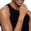 Ross-Simons 25.00 ct. t.w. Garnet Bracelet With 2.00 ct. t.w. Citrines in 18kt Gold Over Sterling - 2 of 4
