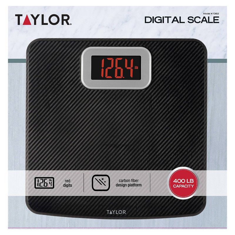 Digital Scale with Carbon Fiber Finish Black - Taylor, 6 of 9