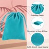 Unique Bargains Mini Smooth Soft Christmas Satin Bags with Drawstring 20 Pcs - 3 of 4