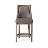 Maven Lane Vienna Counter Stool with Faux Leather 26" - 2 of 4