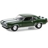 1969 Chevrolet Camaro Z/28 Green Metallic w/White Stripes USPS "Hobby Exclusive" Series 1/64 Diecast Model Car by Greenlight - 2 of 3