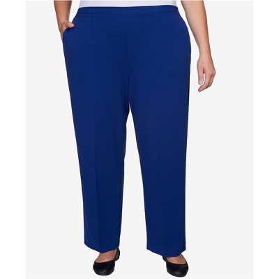 Alfred Dunner Womens Downtown Vibe Casual Trouser Pants