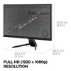 ViewSonic VX2467U 24 Inch 1080p Monitor with 65W USB C, Ultra-Thin Bezels, HDMI, and VGA input - 4 of 4