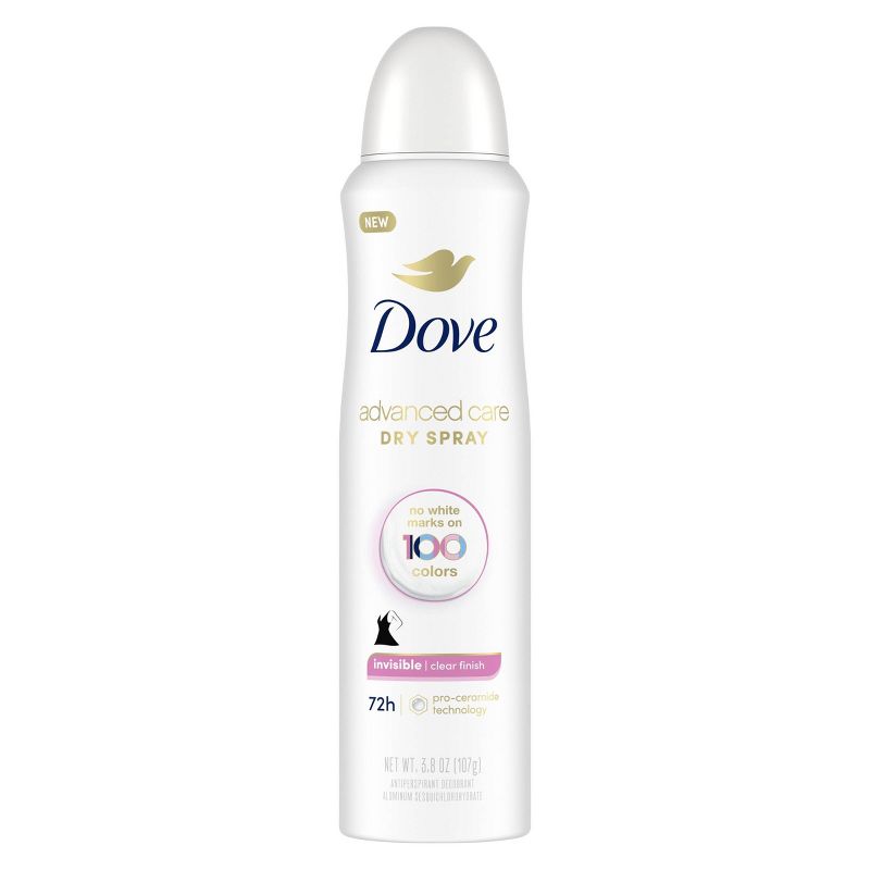 Dove Beauty Advanced Care Clear Finish 48-Hour Women&#39;s Antiperspirant &#38; Deodorant Dry Spray - 3.8oz, 3 of 9