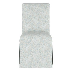 Slipcover Dining Chair Paisley Teal - Simply Shabby Chic , Paisley Blue