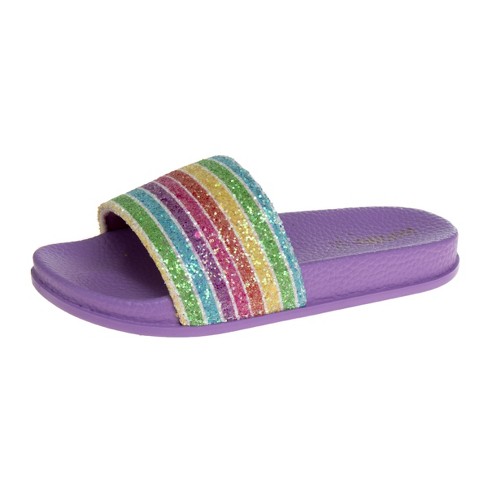 Kensie Girl Slides (little Kid Sizes) - Purple/multi, 3 : Target