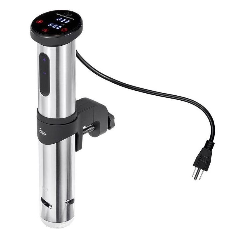 Monoprice Sous Vide Immersion Cooker 1100W - Black/Silver With Adjustable Clamp, Quite Motor, and Simple Controls - From Strata Home Collection, 2 of 7