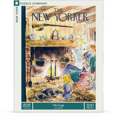 New York Puzzle Company Glo-Logs 500 Piece Puzzle