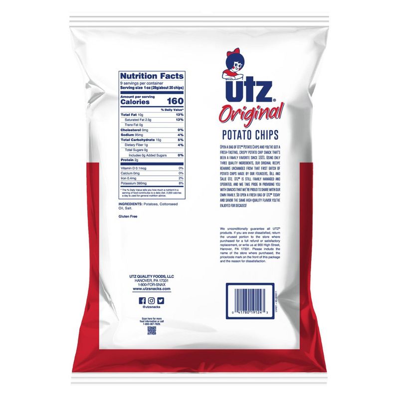 Utz Original Potato Chips - 8oz, 3 of 7