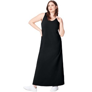 ellos Plus Size Sleeveless Knit Maxi Dress - 1 of 4