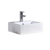Fine Fixtures Square Vessel Sink Vitreous China w Overflow - 3 of 4