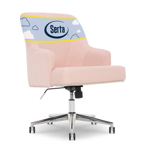 Office chair blush deals pink