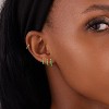 Small Gold Huggie Hoop Earrings Set for Women Men Hypoallergenic 14K Plated Stack Cartilage Earrings, Multiple Piercing - 2 of 4