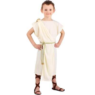 Halloweencostumes.com 2t Toga Costume For Toddlers, White : Target