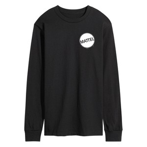 Men's - Mattel - Mattel Original Logo Pocket Size Long Sleeve Graphic T-Shirt - 1 of 3