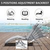 SKRAN Outdoor Patio Recliner Chairs Lounge with Adjustable Backrest and Removable Pillow for Indoor,Outdoor - 2 of 4