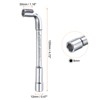 Unique Bargains High Carbon Steel Repairing L-Shaped Angled Double Box End Metric Hex Socket Wrench - 2 of 4
