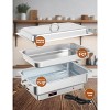 Chafing Dish Electric Buffet Set - Stainless Steel Food Warmers with Digital Temp Display, Buffet Servers for Parties Weddings Catering - 3 of 4
