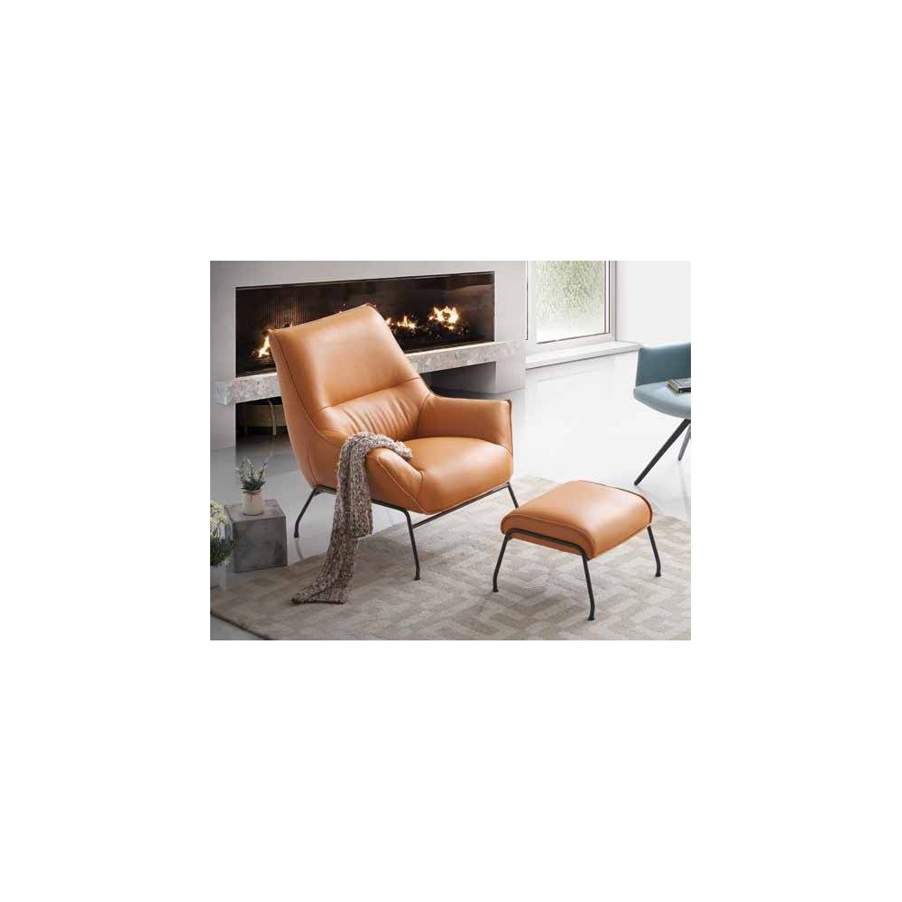 Photos - Chair 35" Jabel Accent  Sandstone Top Grain Leather - Acme Furniture