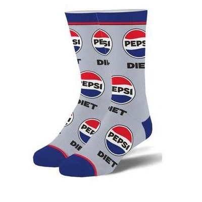 Crazy Socks, Diet Pepsi, Funny Novelty Socks, Large