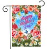 Mother's Day Floral Heart Spring Mother's & Father's Day Garden Flag 18" x 12.5" Briarwood Lane - 2 of 4