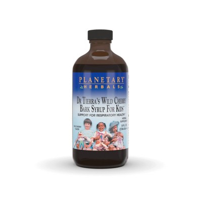 Dr Tierra'S Wild Cherry Bark Syrup For Kids by Planetary Herbals  -  8 oz Liquid