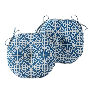 Kensington Garden 2pc 15"x15" Outdoor Seat Cushions - 1 of 4