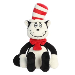 Aurora Large Vintage Cat In The Hat Dr. Seuss Whimsical Stuffed Animal Multicolor 15" - 1 of 4