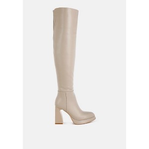 Nenana Faux Leather Knee-High Boots - 1 of 4