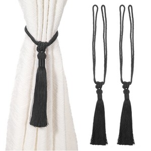 Unique Bargains Handmade Elegant Curtain Ties Holdbacks with Tassel for Home Office Hotel Decor - 1 of 4