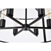 Elegant Lighting Agnys 6 lights pendant in black - 4 of 4
