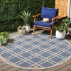 Beach House BHS282 UV & Stain Resistant Non-Shedding Power Loomed Indoor/Outdoor Rugs - Safavieh - 2 of 4