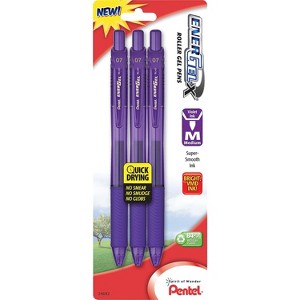 Pentel EnerGel-X Retractable Roller Gel Pen BL107BP3V - 1 of 1