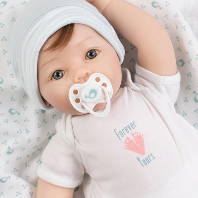 Paradise Galleries Realistic Newborn Doll - Forever Yours Believe, 7-Piece Reborn Doll Gift Set with Magnetic Pacifier